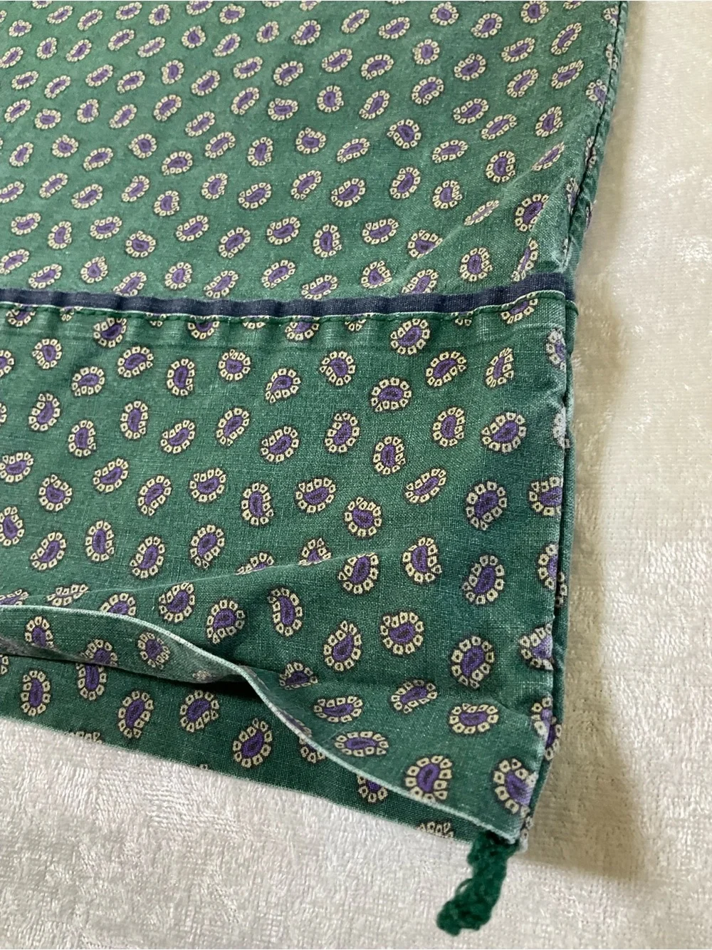 Polo by Ralph Lauren Green Printed Two Pillowcases